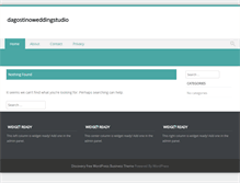 Tablet Screenshot of dagostinoweddingstudio.com